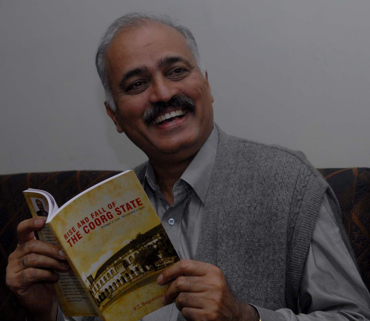 ‘RISE AND FALL OF THE COORG STATE’ IS CLOSEST TO MY HEART, SAYS AUTHOR P.T. BOPANNA
